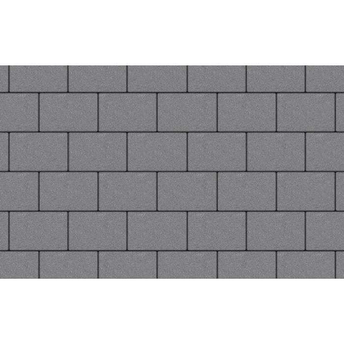 Плитка тротуарная Прямоугольник (Ла-Линия) Б.1.П.8 гладкий серый, 300x200x80 мм